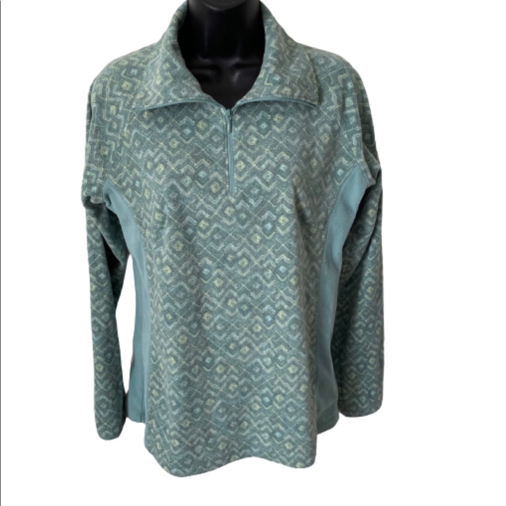 Columbia Glacial III women’s print fleece pullover size Medium